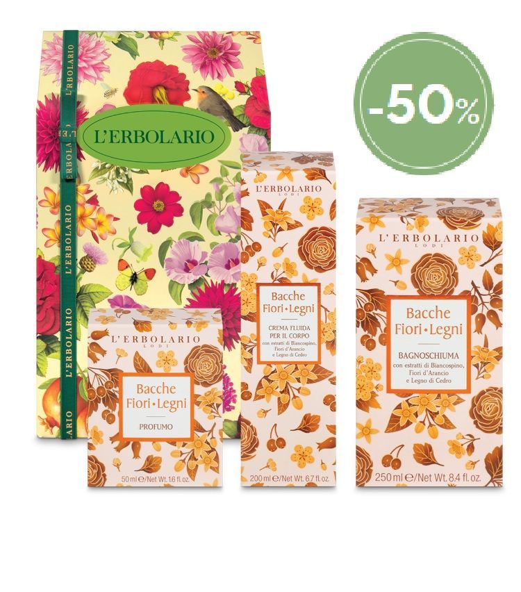 ERBOSCONTO - Bacche Fiori Legni Confezione regalo Trio Profumo