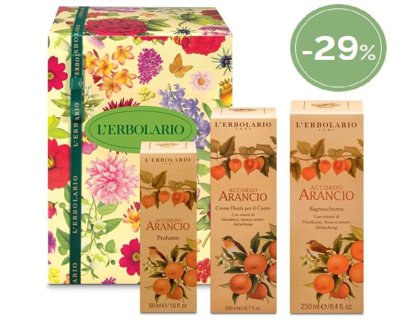 ERBOSCONTO - Accordo Arancio Confezione regalo Trio Profumo