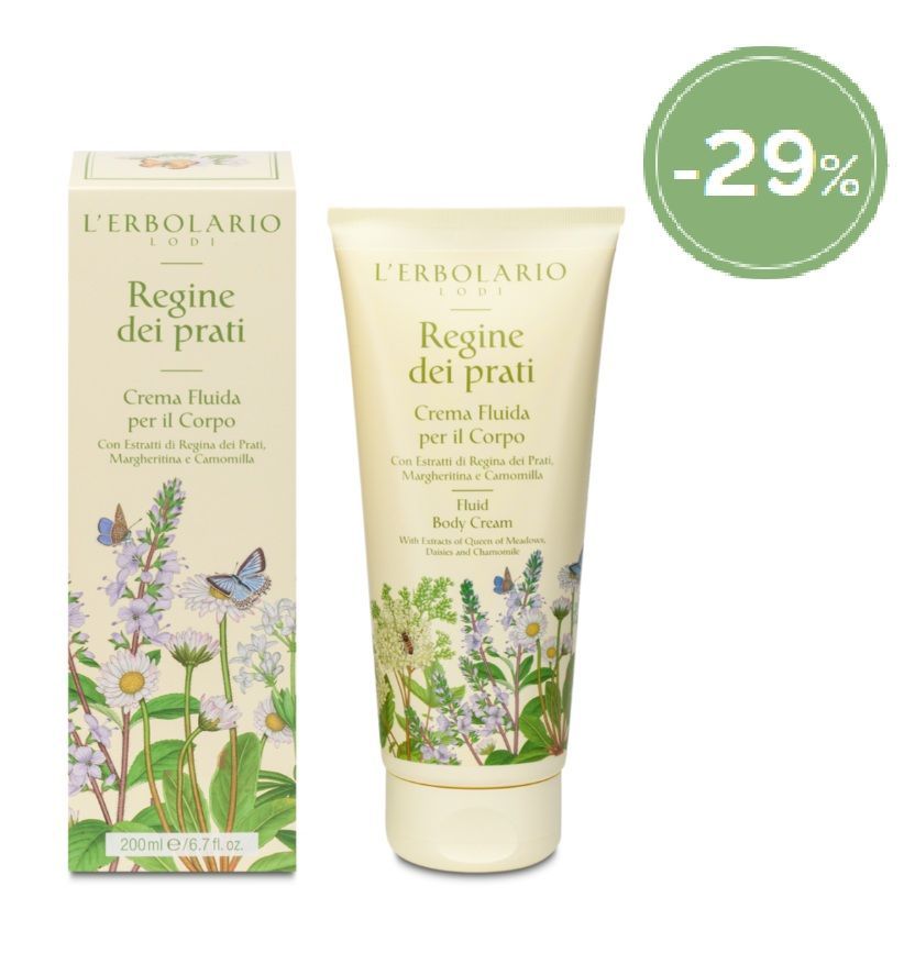ERBOSCONTO - Regine dei Prati Crema Fluida per il Corpo 200 ml