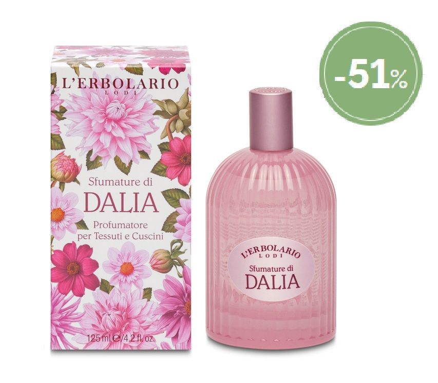 ERBOSCONTO - Sfumature di Dalia Profumatore per Tessuti e Cuscini 125 ml