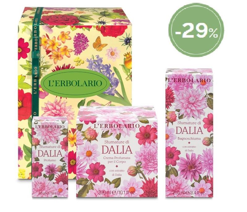 ERBOSCONTO - Sfumature di Dalia Confezione regalo Trio Profumo