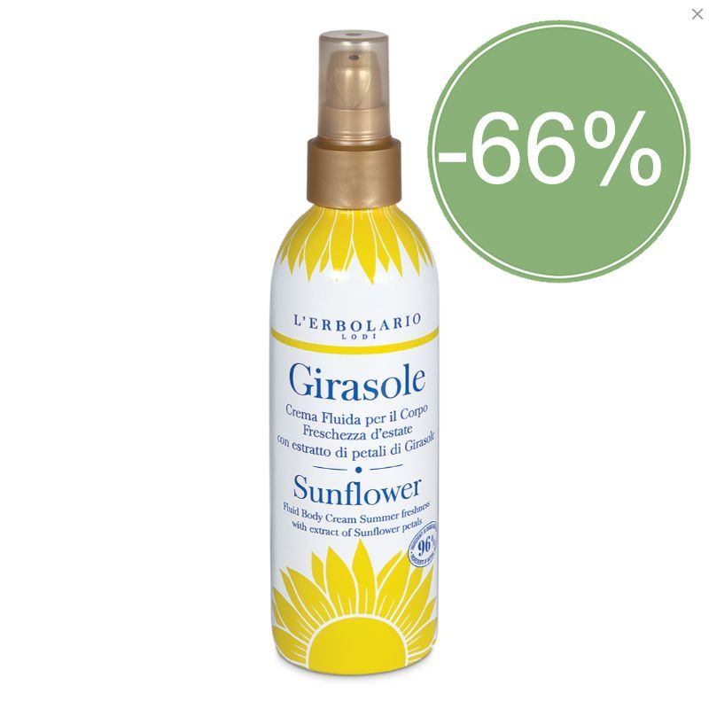 SCONTO - Girasole -  Crema Fluida per il Corpo 200 ml
