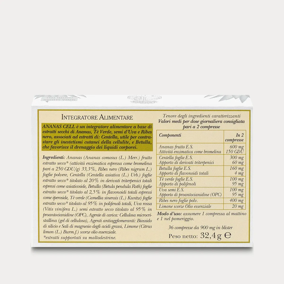 ERBAMEA - Ananas Cell - Compresse