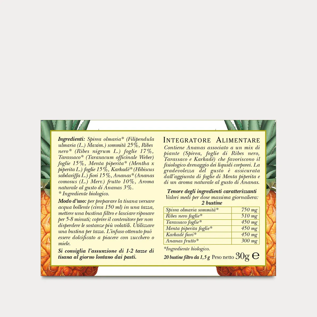 ERBAMEA - Ananas Cell - Tisana biologica