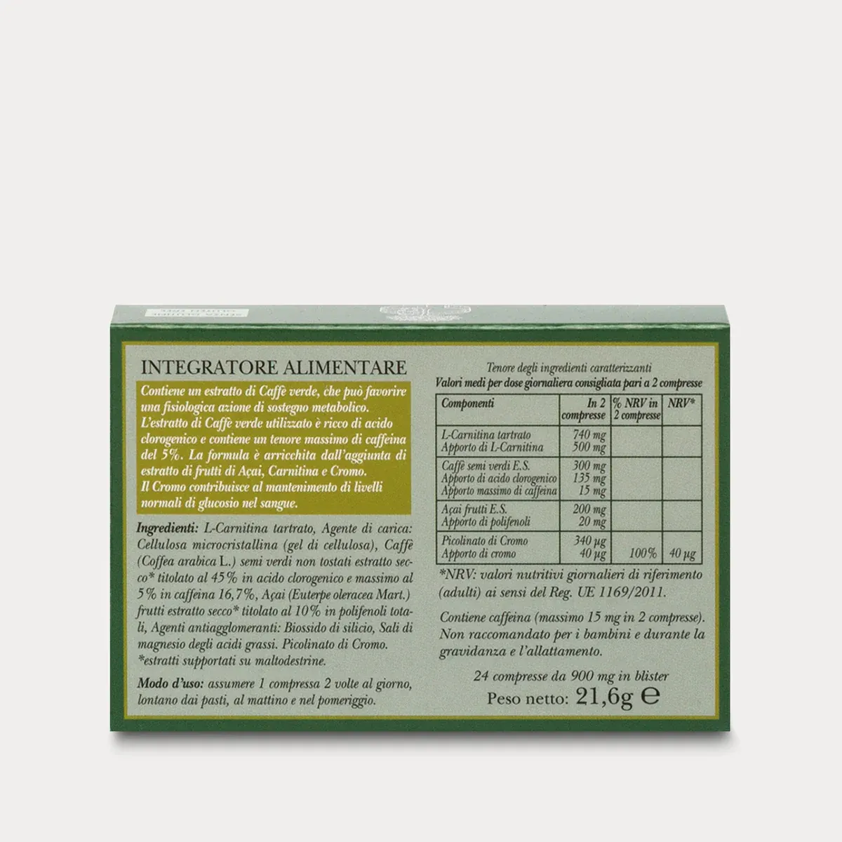 ERBAMEA - Caffè Verde Plus - Compresse