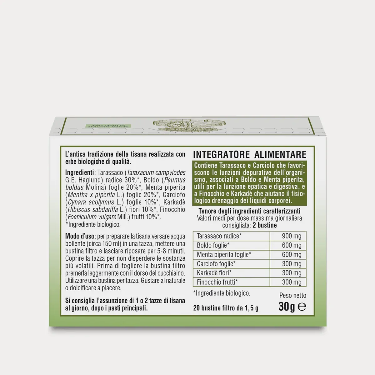 ERBAMEA - Drepur - Tisana Biologica