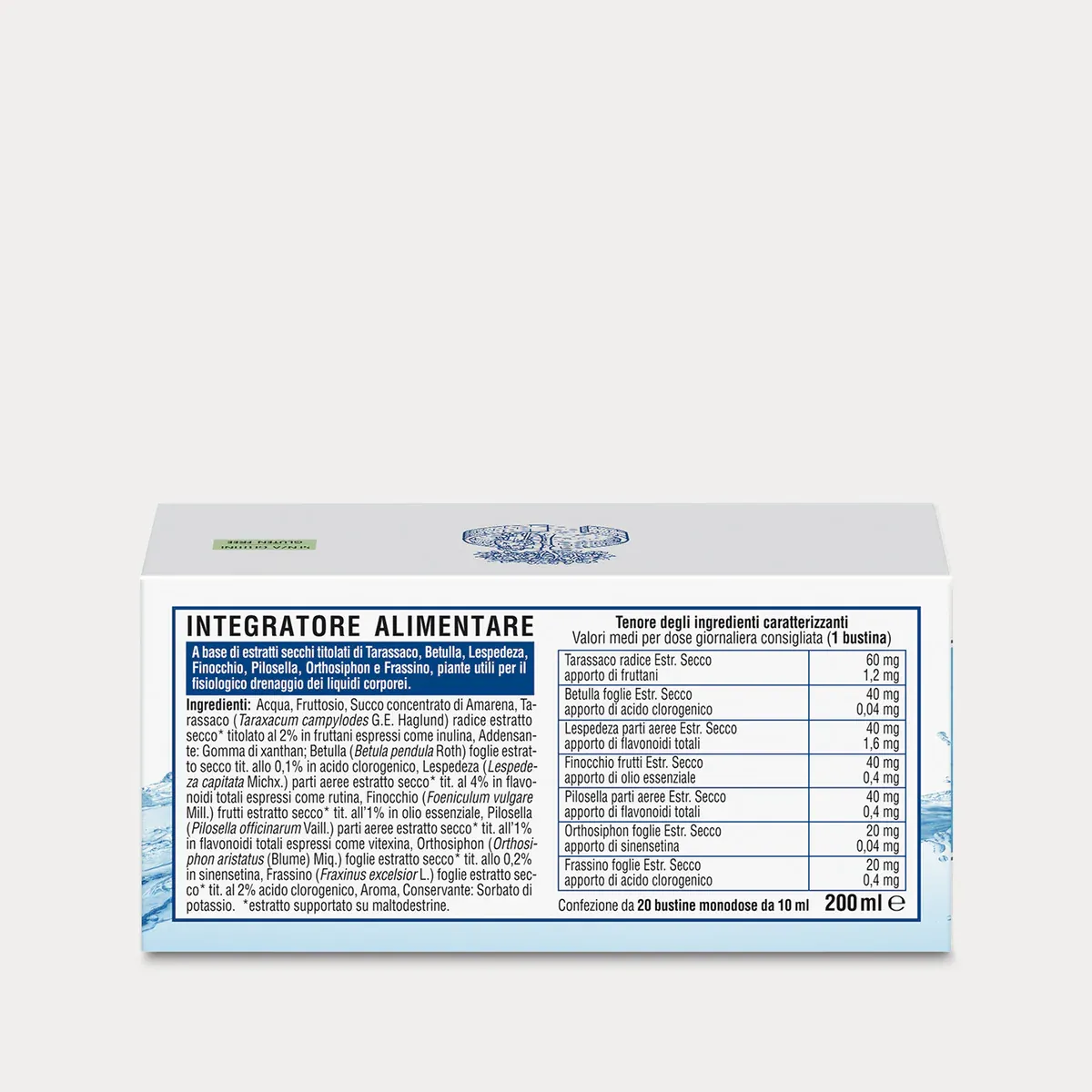 ERBAMEA - Idrolinea - Fluido concentrato in bustine monodose
