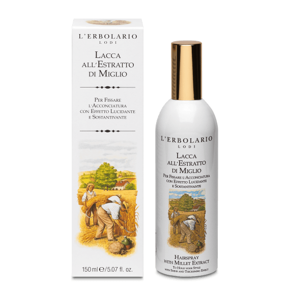 MIGLIO E SOJA Lacca all'Estratto di Miglio 150 ml MIGLIO E SOJA Lacca all'Estratto di Miglio 150 ml