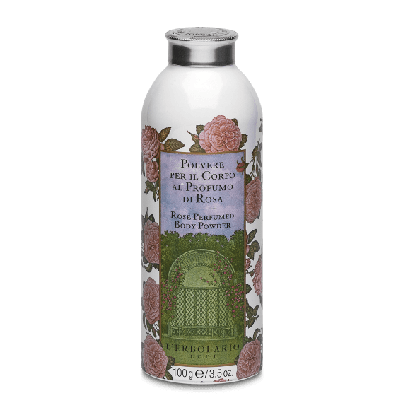 Rosa Polvere per il Corpo al Profumo di Rosa 100 g Rosa Polvere per il Corpo al Profumo di Rosa 100 g