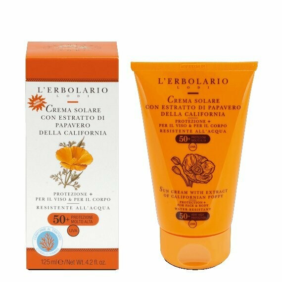 SOLE E ARIA APERTA - Crema Solare Viso e Corpo SPF50+ 125 ml SOLE E ARIA APERTA - Crema Solare Viso e Corpo SPF50+ 125 ml