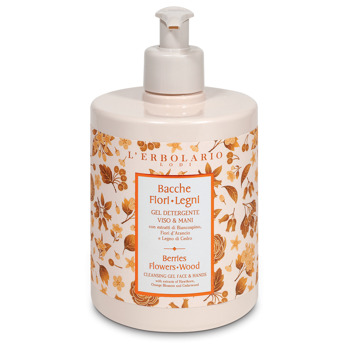 Bacche Fiori Legni - Gel Detergente Viso & Mani 500 ml Bacche Fiori Legni - Gel Detergente Viso & Mani 500 ml