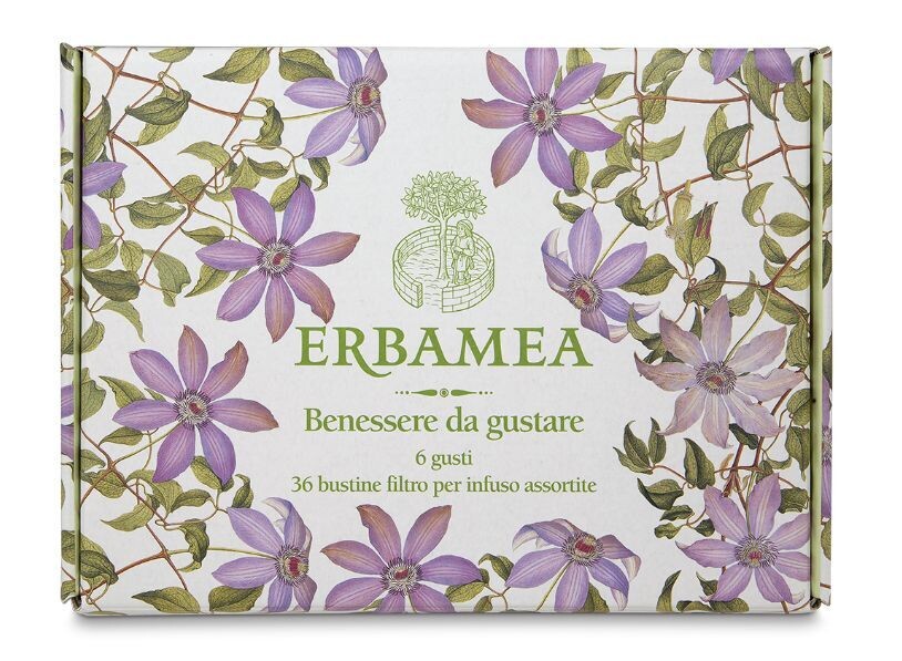 ERBAMEA - Scatola Regalo Benessere da Gustare - Formato: 36 bustine