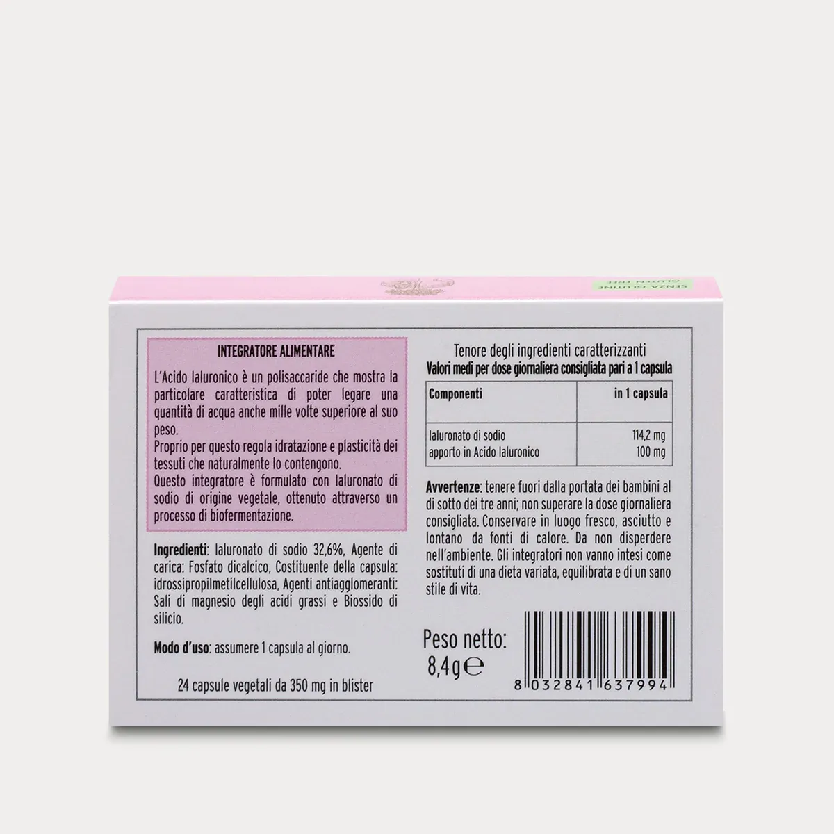 ERBAMEA - Acido Ialuronico - Capsule Vegetali