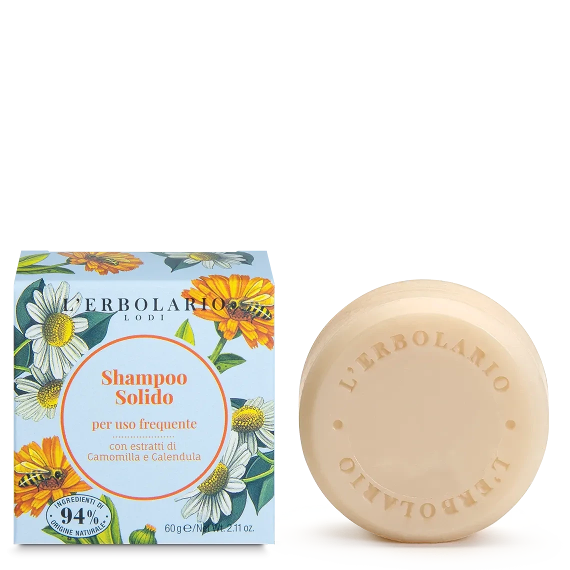 Shampoo Solido per uso frequente 60 g. Shampoo Solido per uso frequente 60 g.