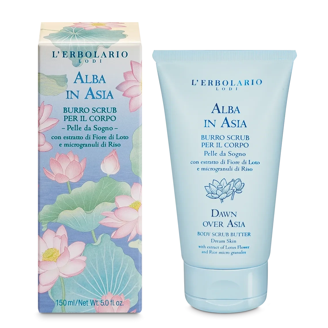Alba in Asia Burro Scrub per il Corpo 150 ml