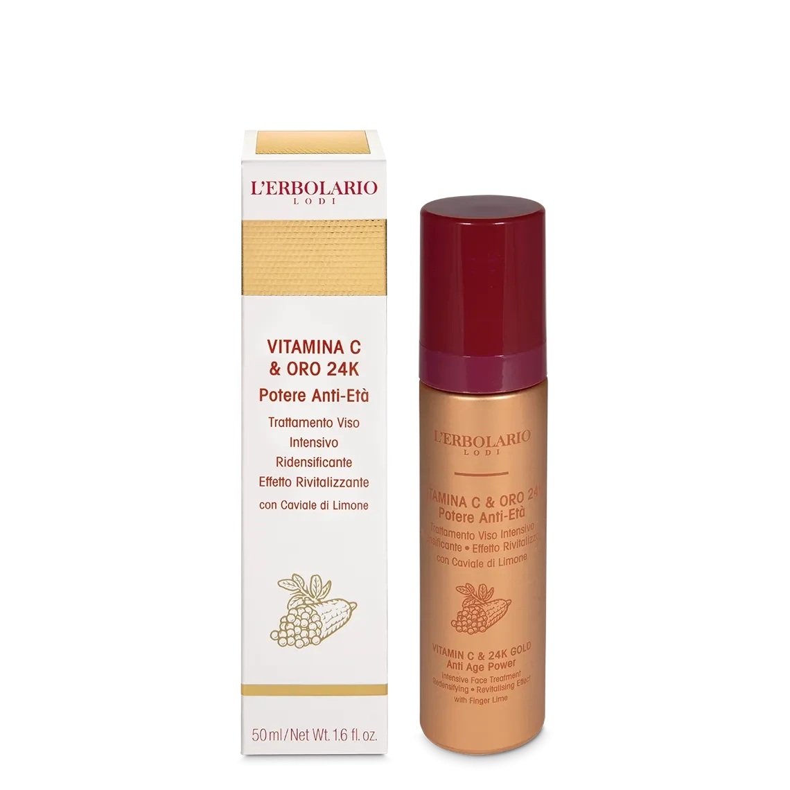 Vitamina C & Oro 24K Trattamento Viso 50 ml Vitamina C & Oro 24K Trattamento Viso 50 ml