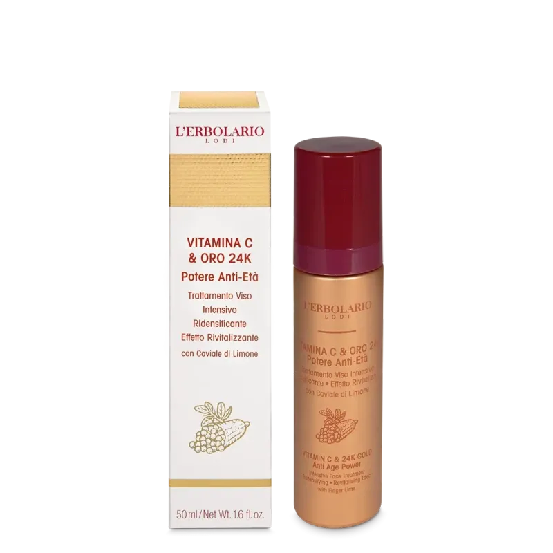 Vitamina C & Oro 24K Trattamento Viso 50 ml