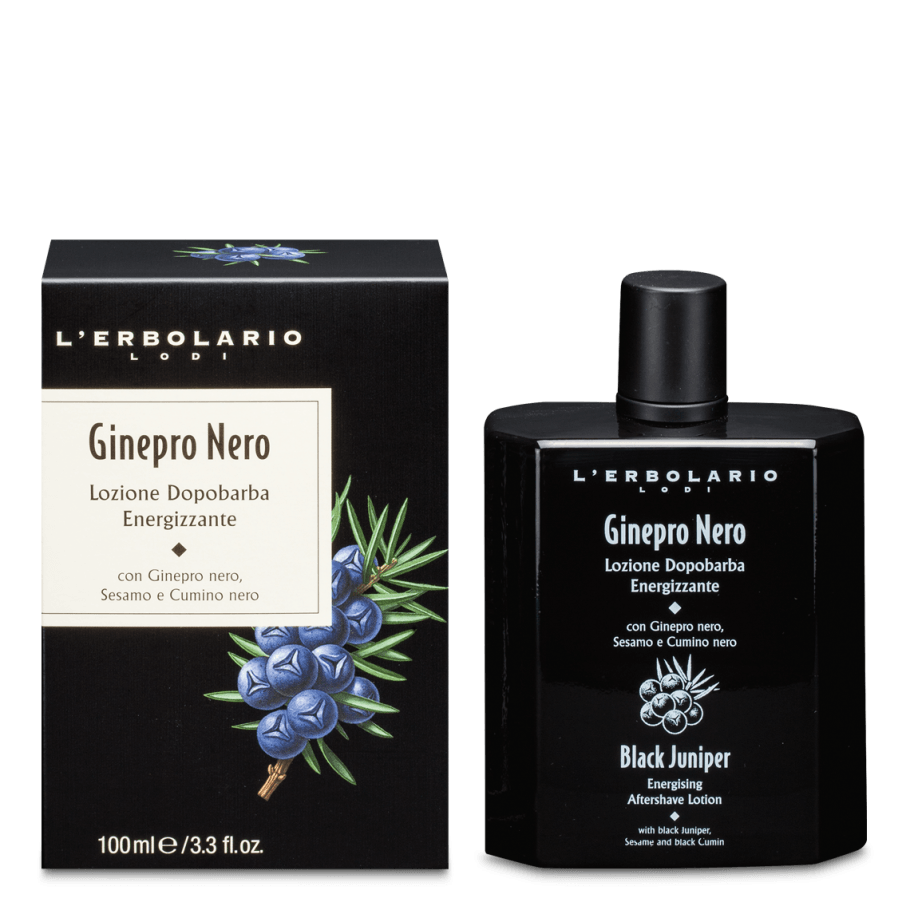 Ginepro Nero Lozione Dopobarba Energizzante 100 ml Ginepro Nero Lozione Dopobarba Energizzante 100 ml