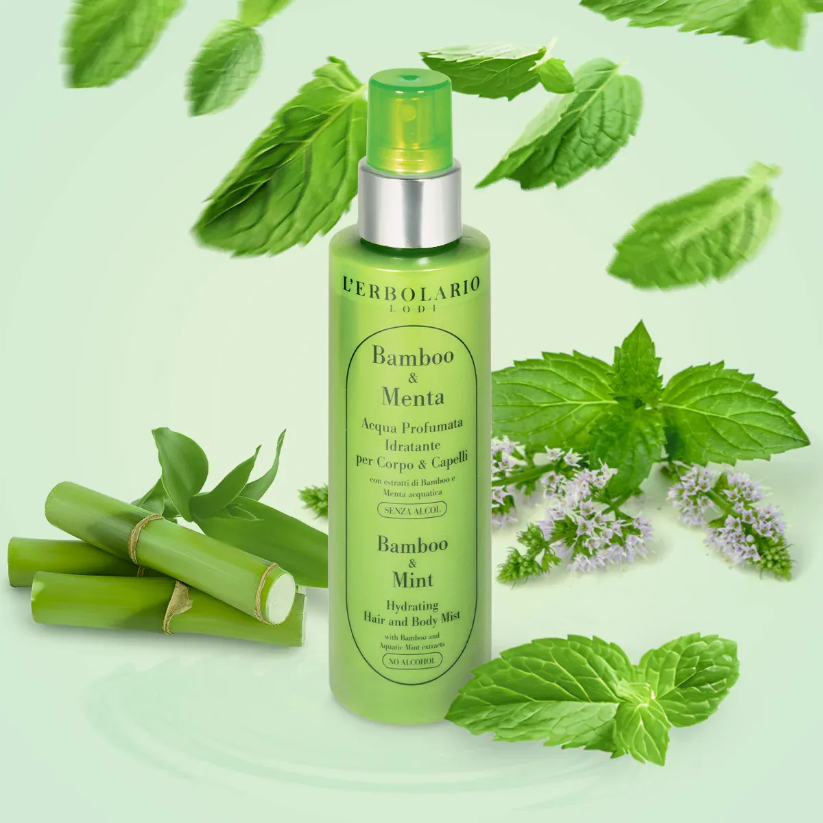 Bamboo & Menta Acqua Profumata Idratante 150 ml