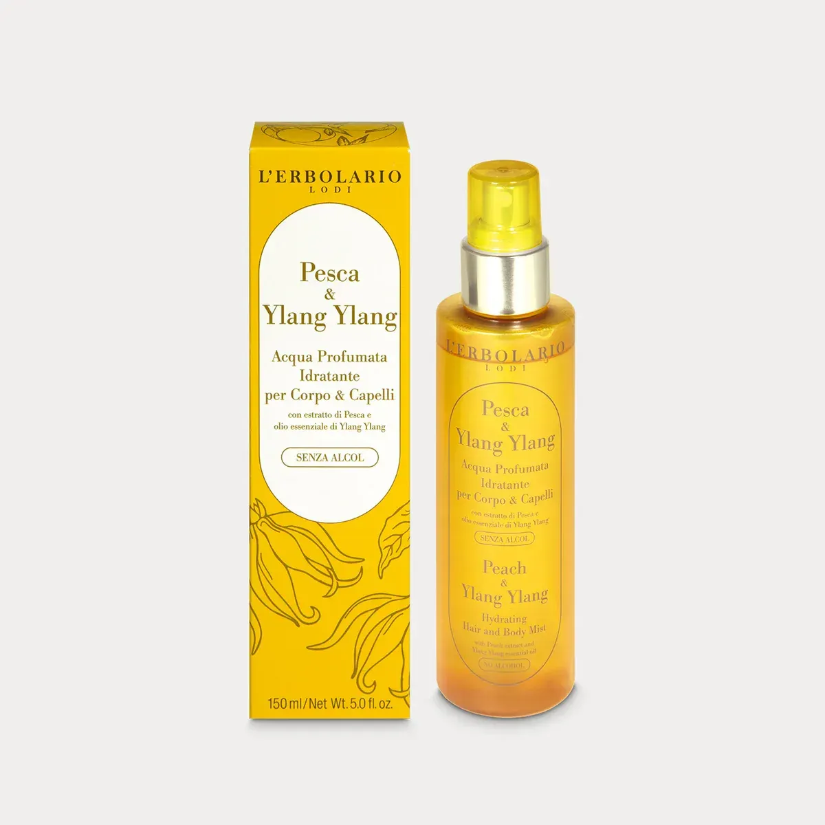 Pesca & Ylang Ylang Acqua Profumata Idratante 150 ml