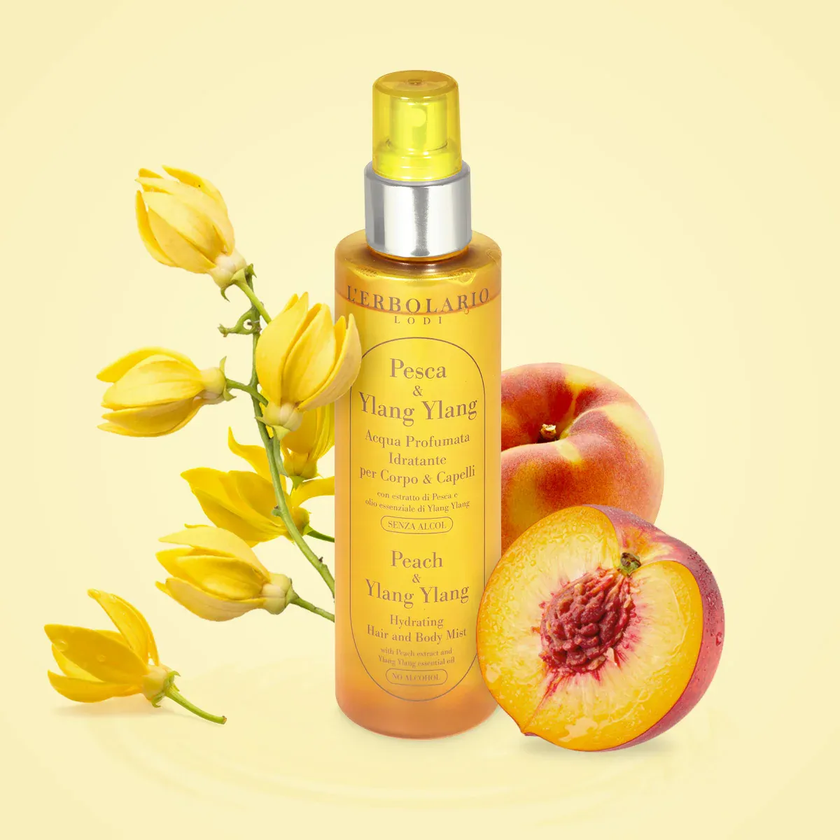 Pesca & Ylang Ylang Acqua Profumata Idratante 150 ml