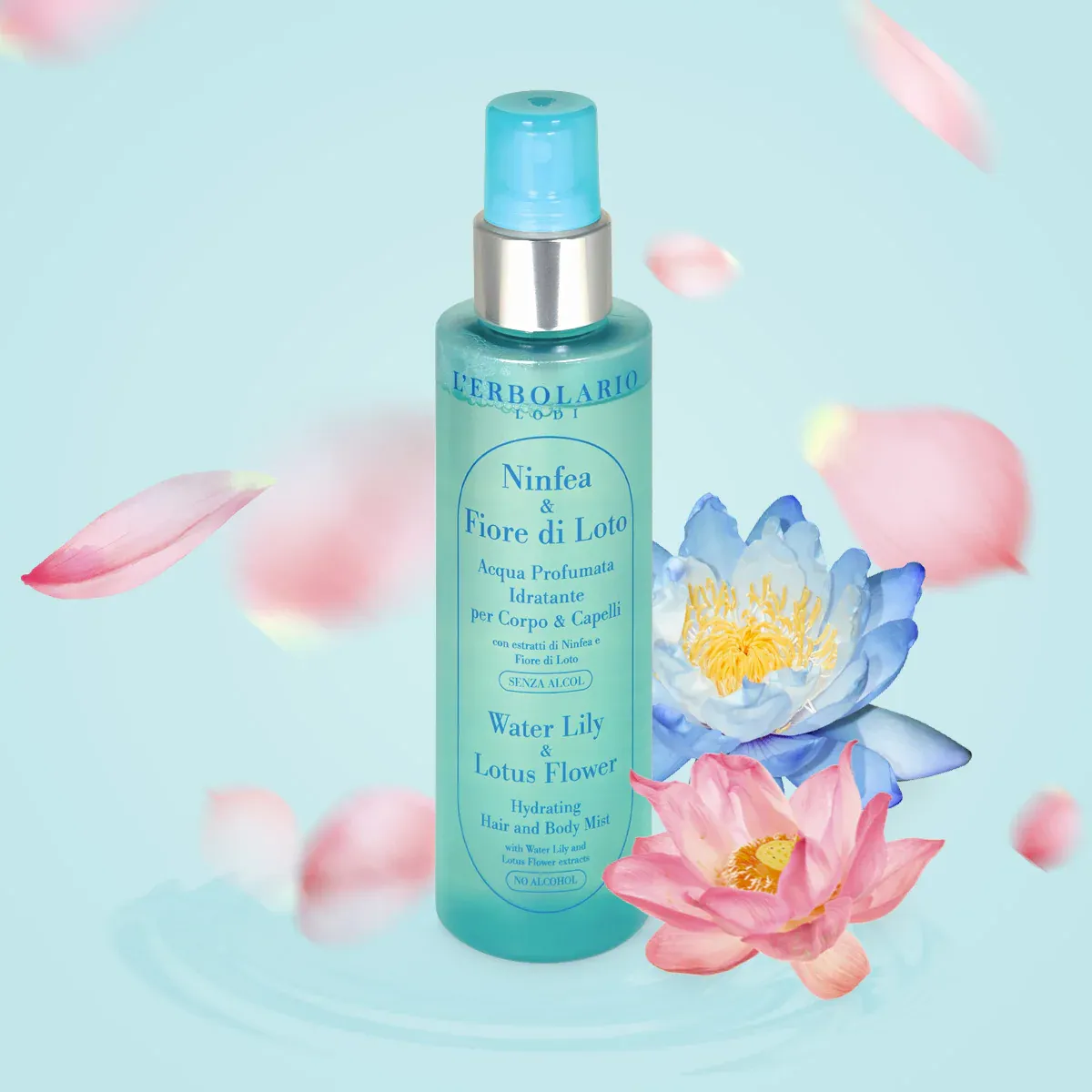 Ninfea & Fiore di Loto Acqua Profumata Idratante 150 ml
