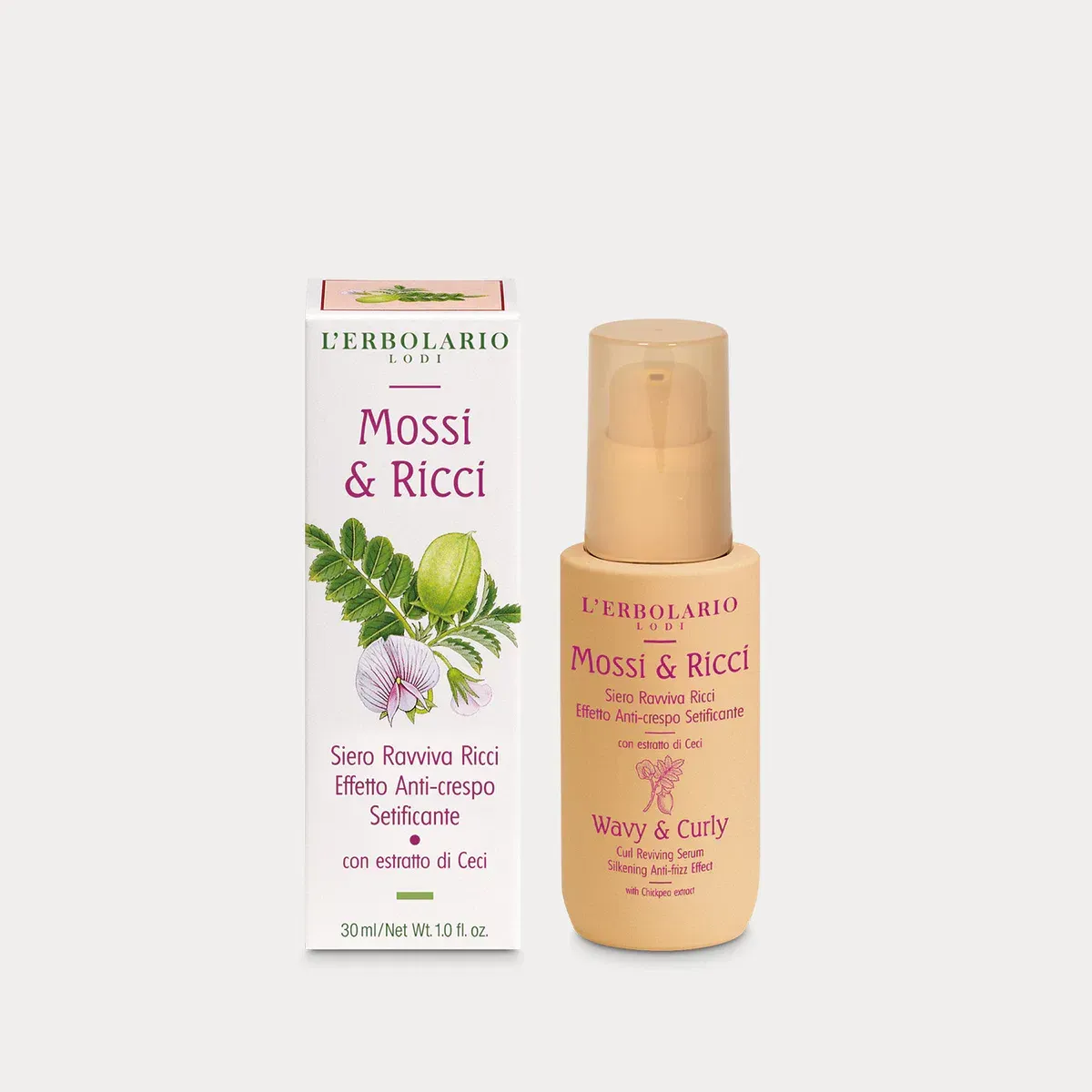 Capelli Mossi & Ricci Siero Ravviva Ricci Effetto Anti-crespo Setificante 30 ml
