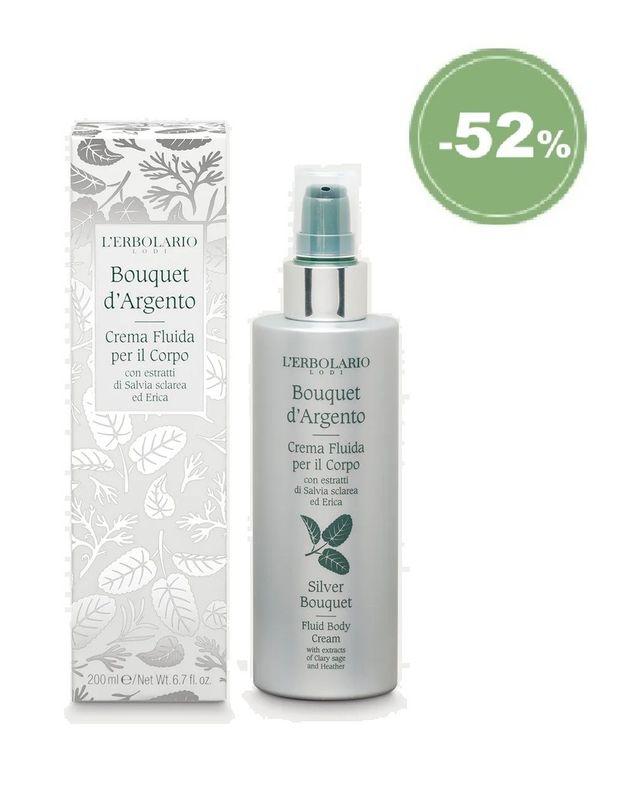 ERBOSCONTO - Bouquet d'Argento Crema Fluida per il Corpo 200 ml
