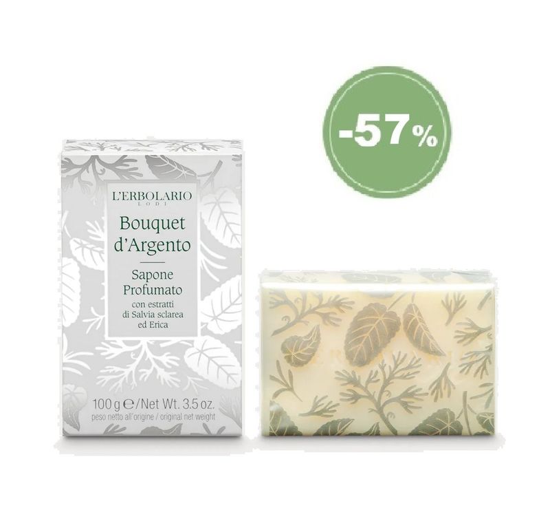 ERBOSCONTO - Bouquet d'Argento Sapone Profumato 100 g