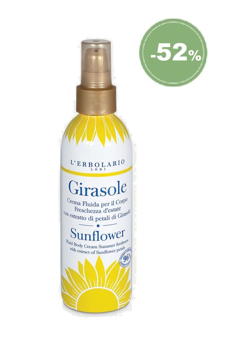 ERBOSCONTO - Girasole  Crema Fluida per il Corpo 200 ml