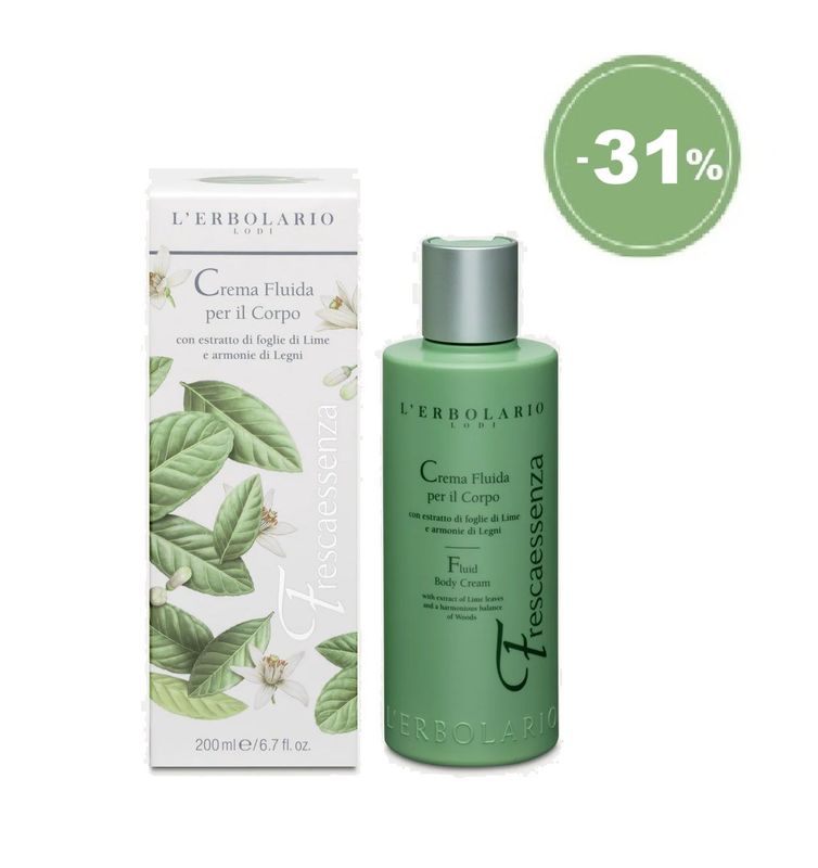 ERBOSCONTO - FRESCAESSENZA Crema Fluida per il Corpo 200 ml