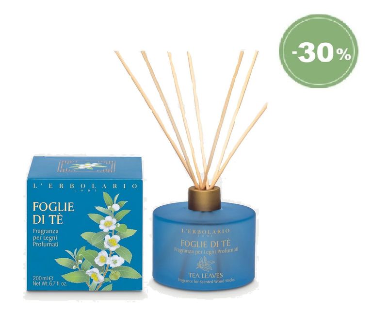 ERBOSCONTI - Foglie di Tè  Fragranza per Legni Profumati 200 ml