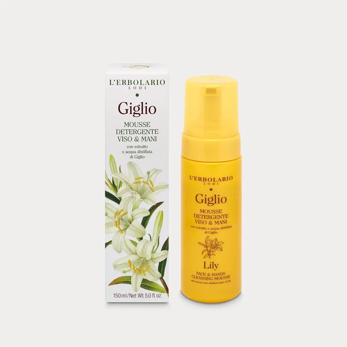 Giglio - Mousse Detergente Viso & Mani 150 ml Giglio - Mousse Detergente Viso & Mani 150 ml