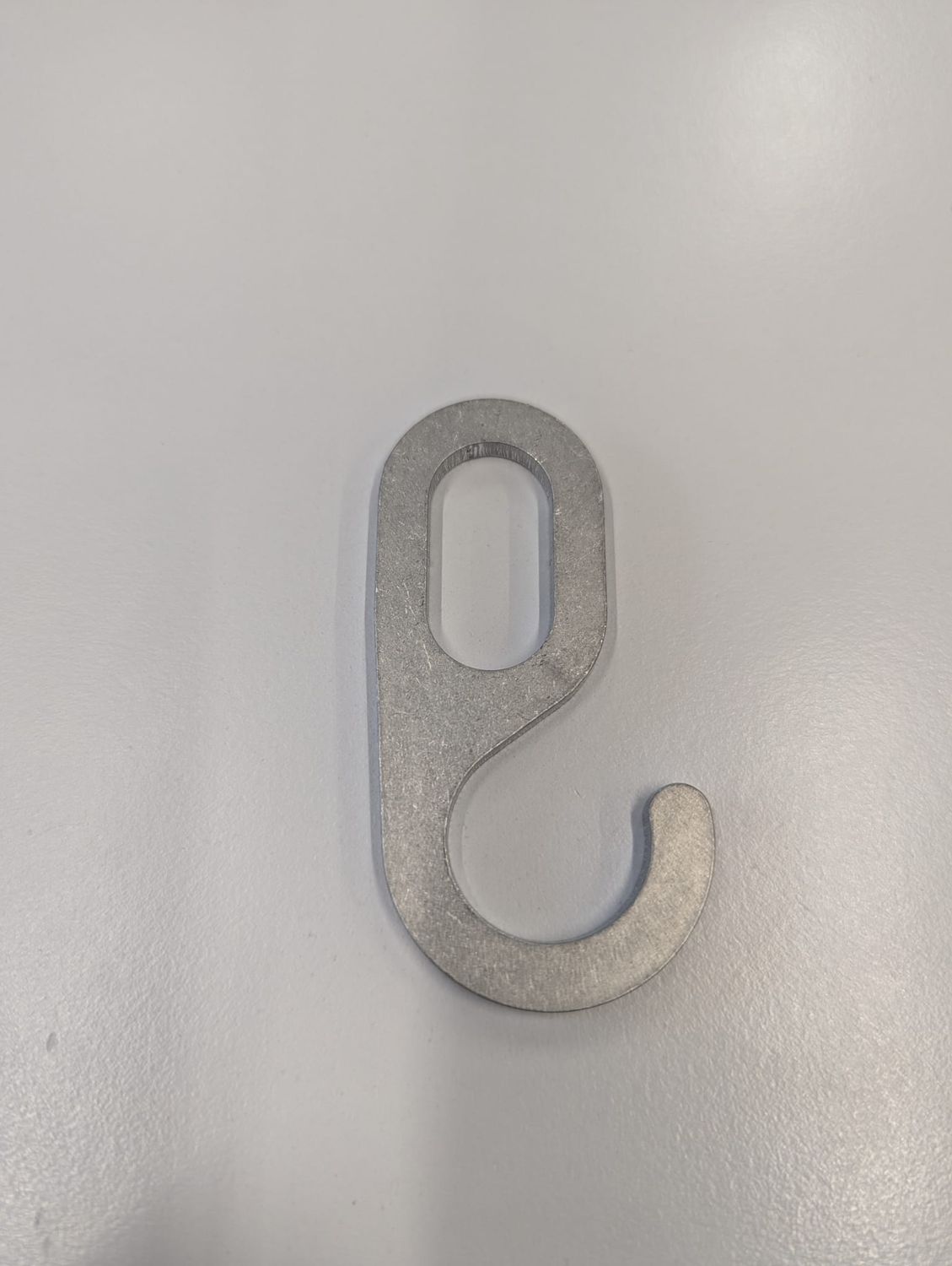 Kleiderhaken Alu Oval