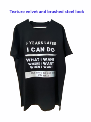 I can do what I like personalised anniversary T-shirt