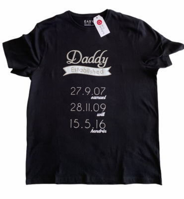 Textured Fathers Day T-Shirt