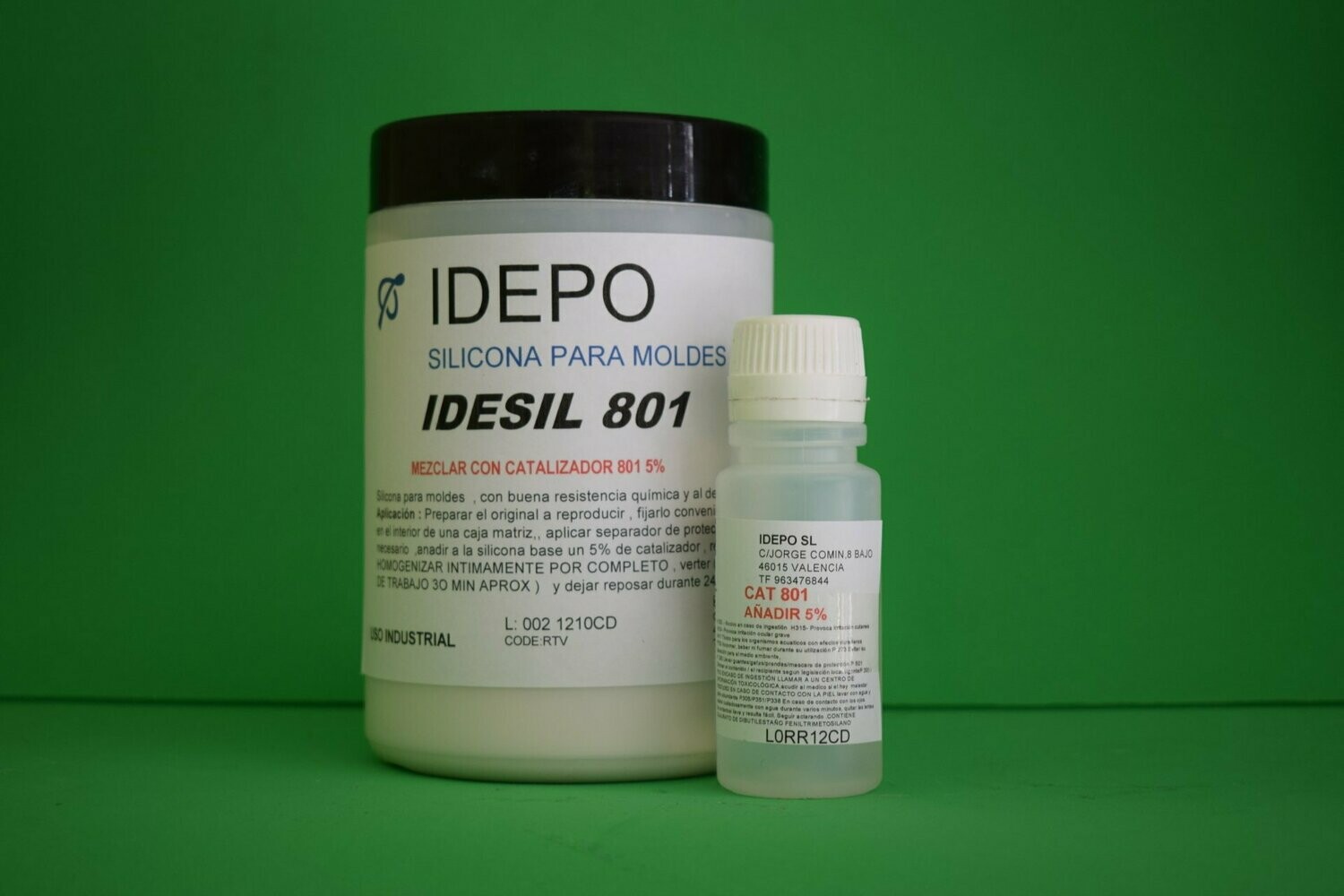 Idesil RTV 801 silicona liquida para moldes