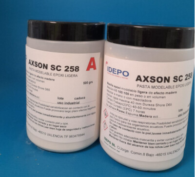 AXSON SC 258 Masilla Epoxi MADERA Ligera 10 k