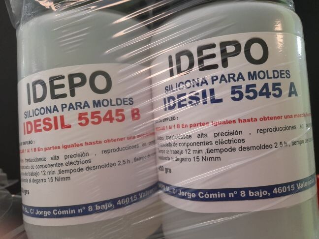 IDESIL 5545 silicona liquida, de platino, traslucida 900 grs