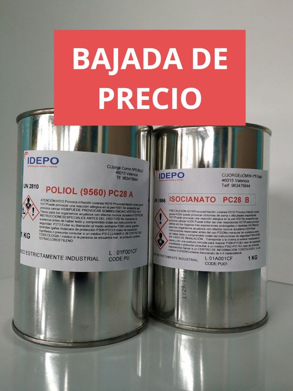 resina poliuretano para miniaturas PC28