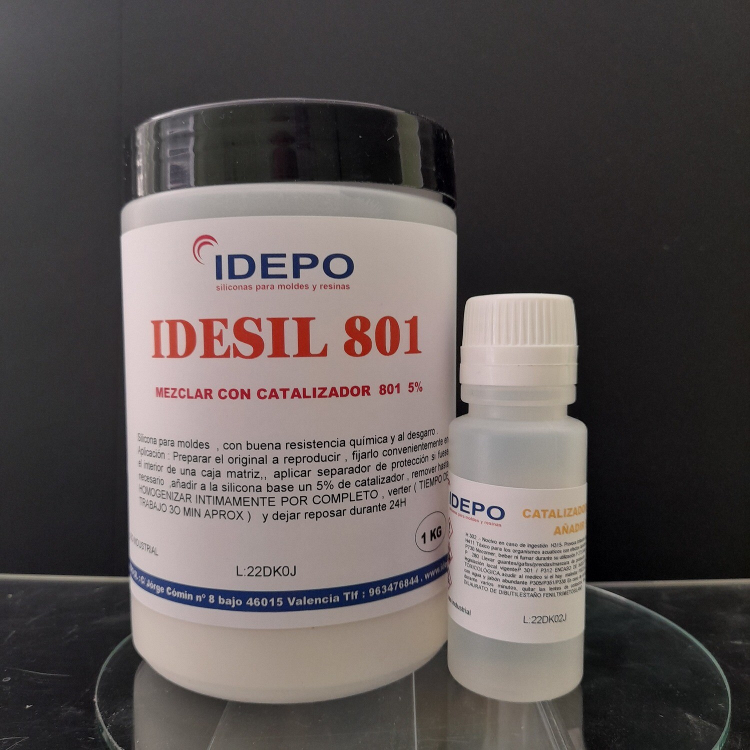 Idesil RTV  801 silicona liquida  para moldes