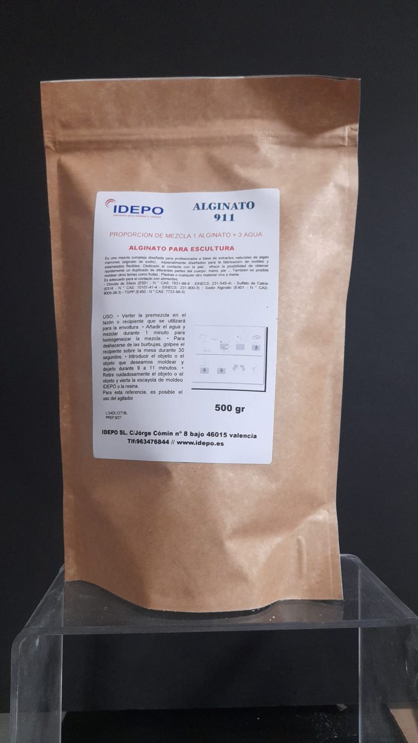 Alginato para escultura ECONOMICO Alginato para escultura ECONOMICO