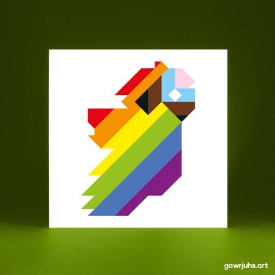 Proud Ireland: Progress Pride Card