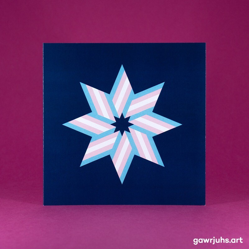 Star: Trans Pride Card