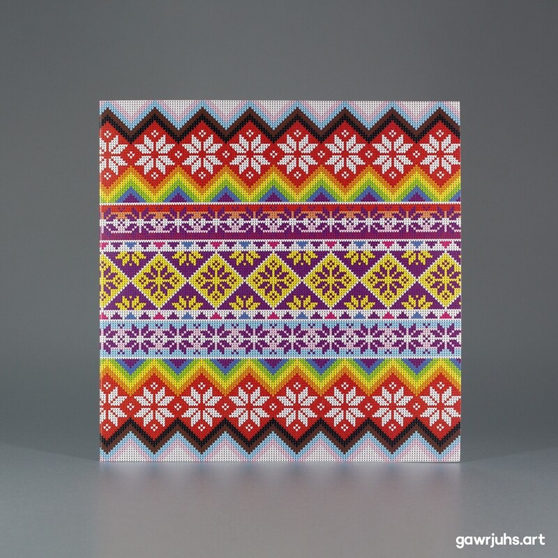 Fair Isle : Progress Pride Card