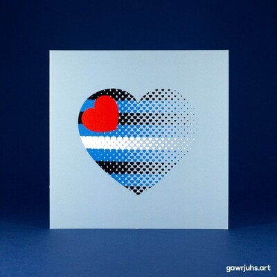 Heart: Leather Pride Card