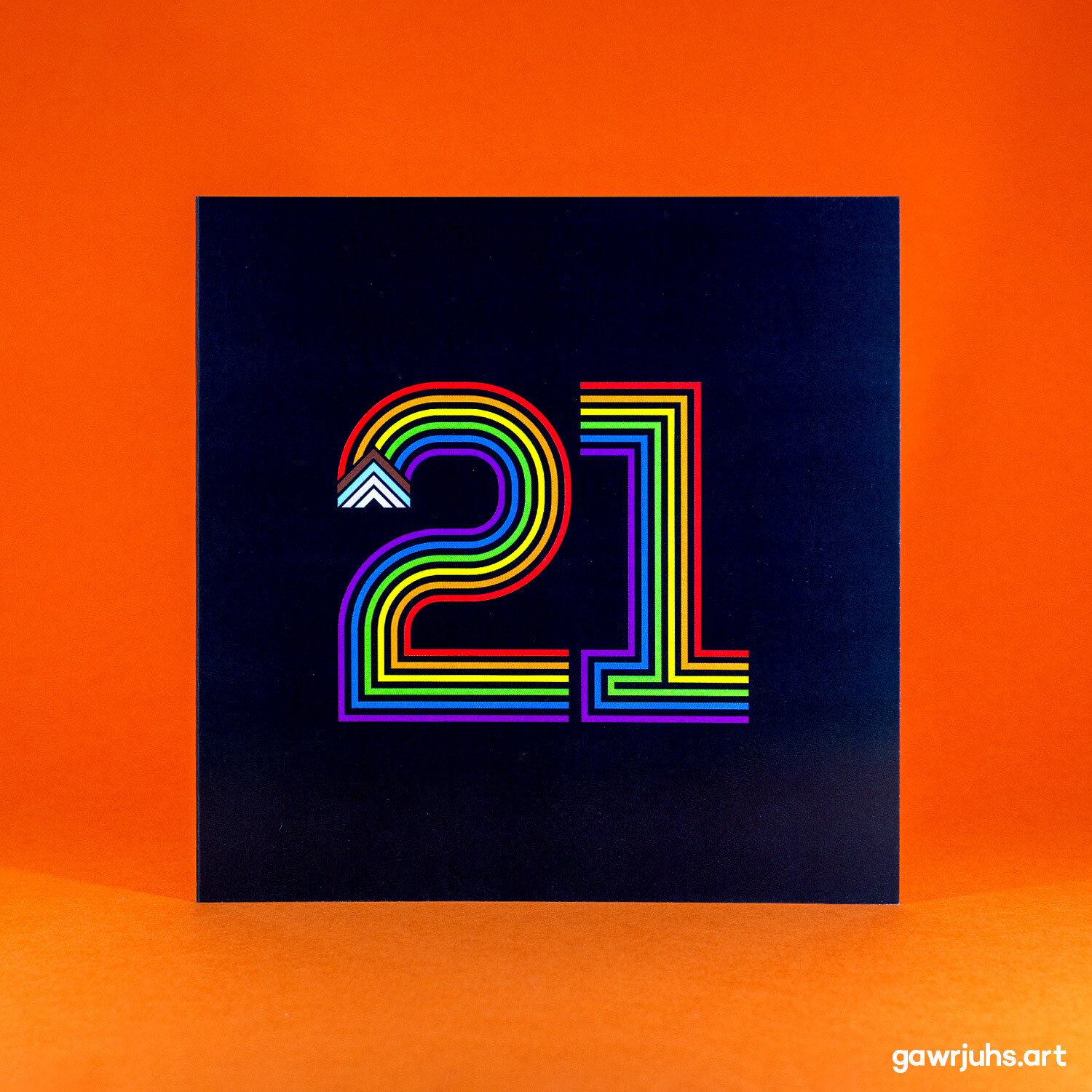 Proud Numbers: 21 Card