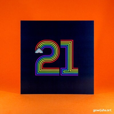 Proud Numbers: 21 Card