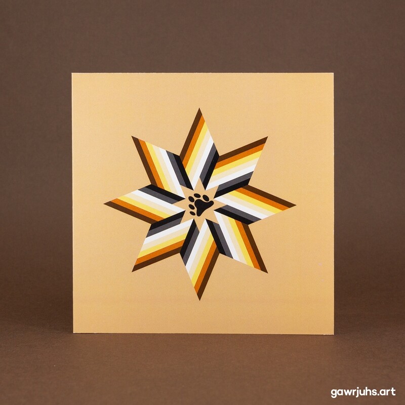 Star: Bear Pride Card