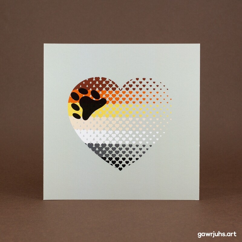 Heart: Bear Pride Card